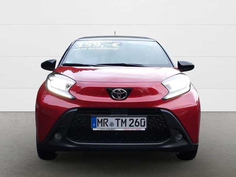 Toyota Aygo X 1,0 l Team D Air Faltdach LED Apple CarPlay Android Auto Mehrzonenklima Musikstr